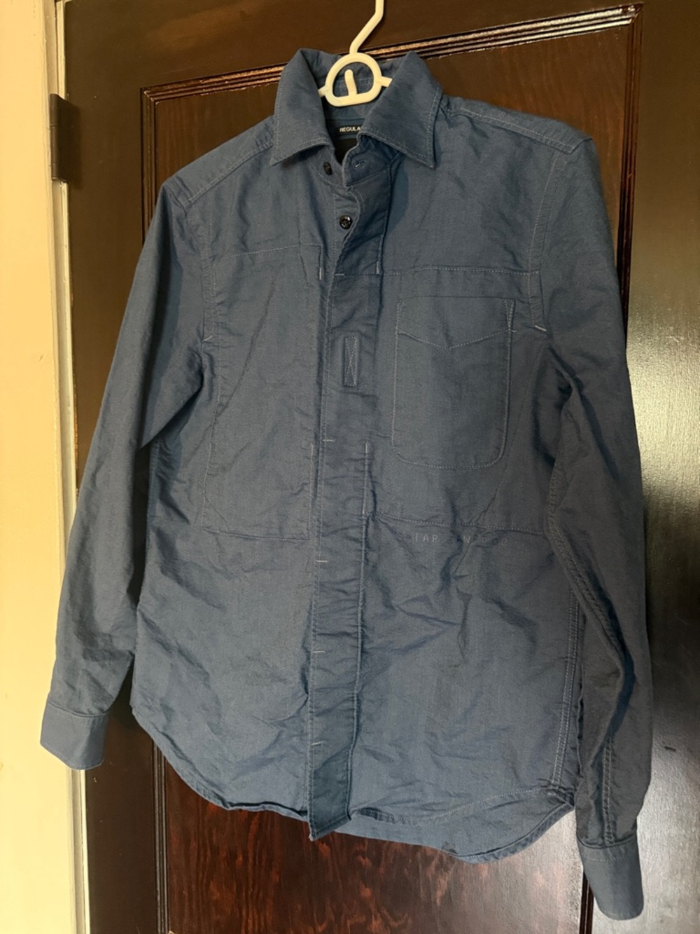 G-Star Men’s Casual Button Down Shirt in Blue